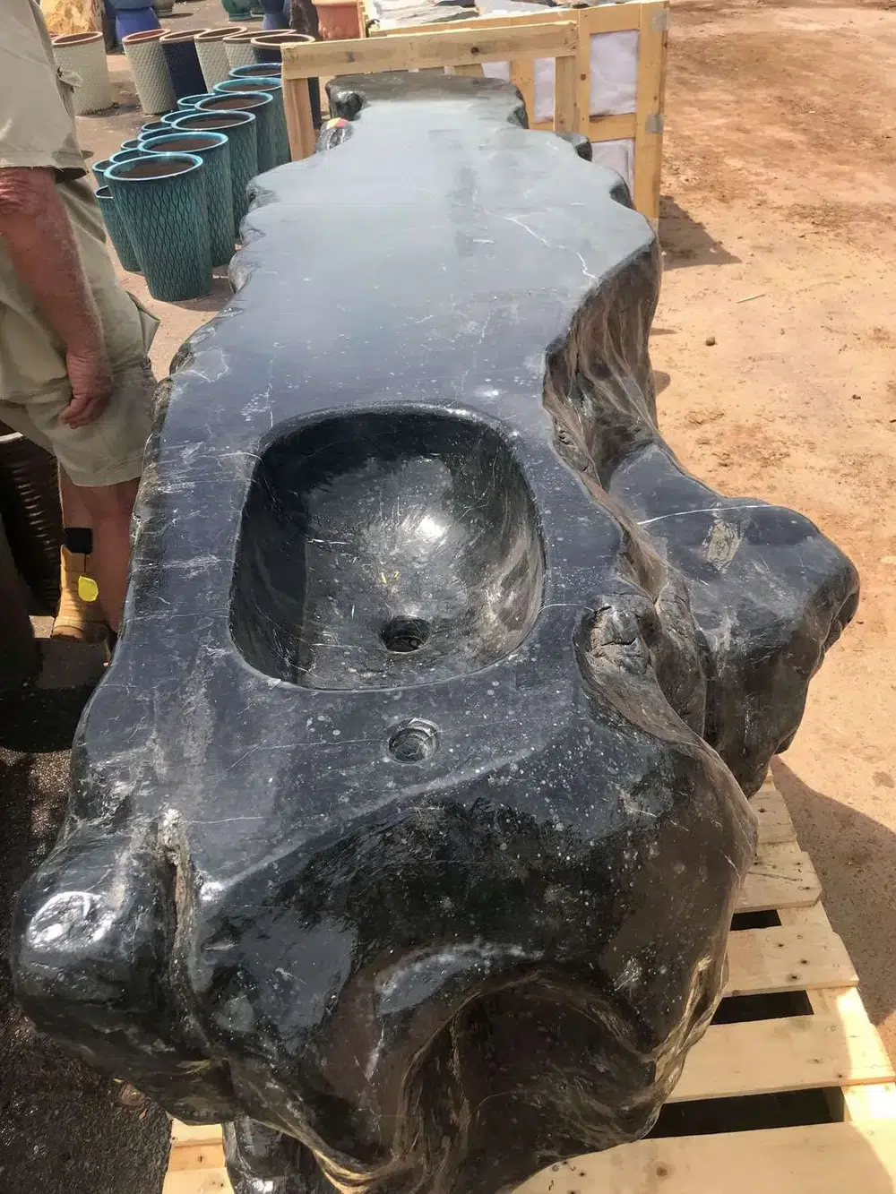 Ornamental stone or garden feature at Finlay's Stone in Holtze — gallery image 26