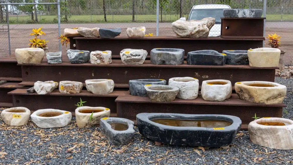 Ornamental stone or garden feature at Finlay's Stone in Holtze — gallery image 45