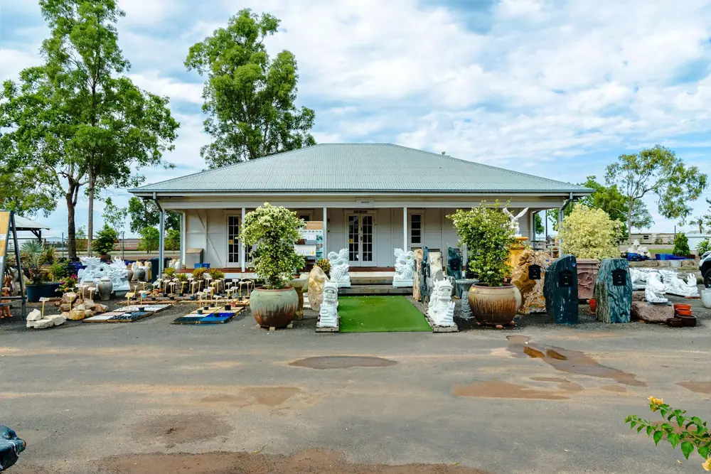 Finlay's Stone yard and landscape product displays
